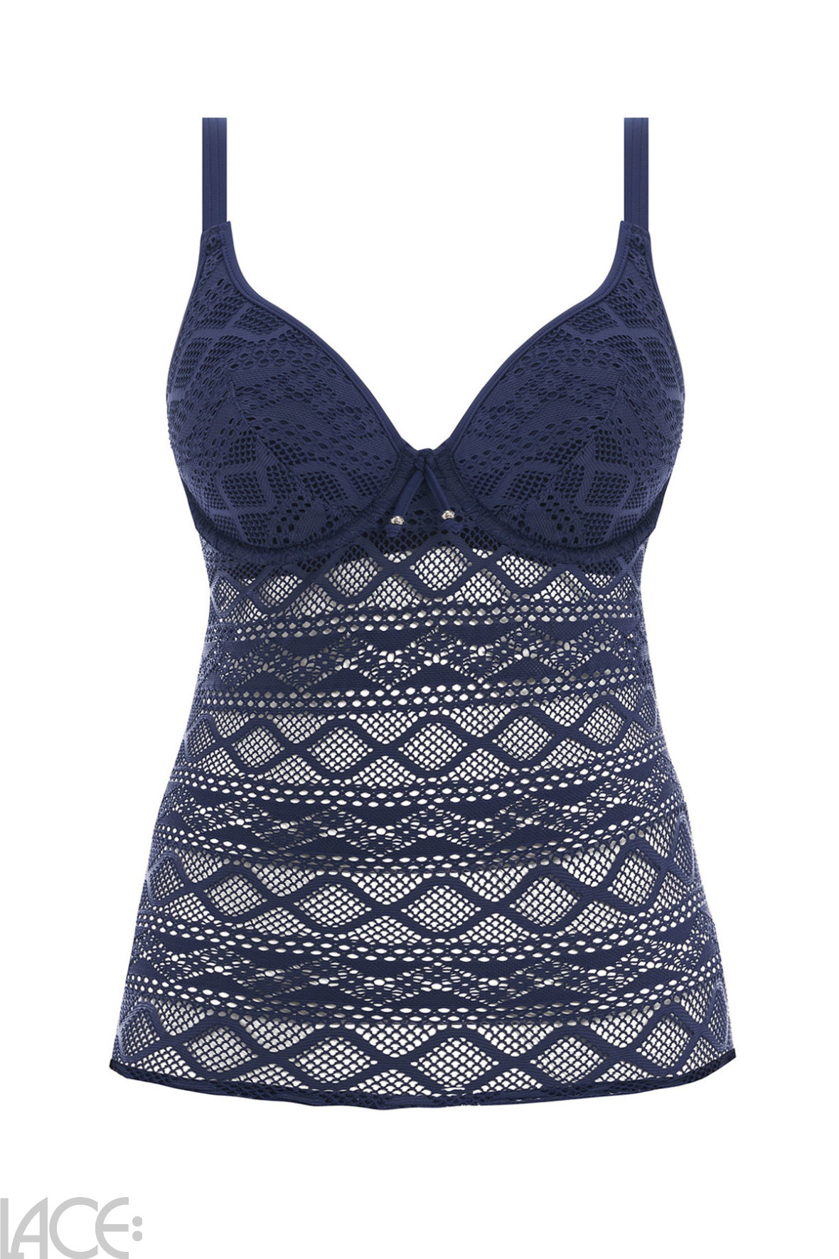 Freya Swim Sundance Tankini Top F J Cup DENIM Lace Lingerie Nl