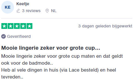 LACE: Große Cups