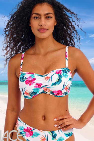 Freya Swim - Palm Paradise Bandeau bikini bh met afneembare bandjes E-I cup